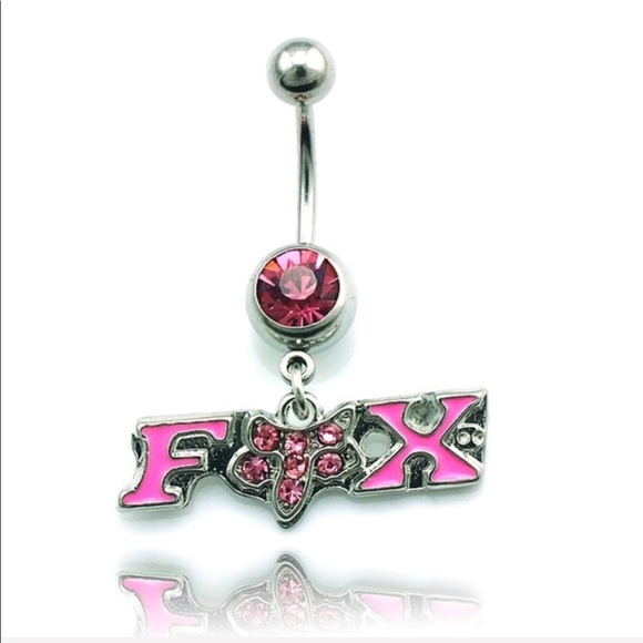 NEW! 2 FOX RACING NAVEL BELLY RINGS MANY COLORS - Picture 2 of 6